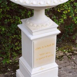 Personalised Bird Bath and Pedestal